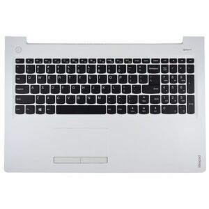 Tastatura Lenovo 5CB0L81542 Neagra cu Palmrest Alb cu TouchPad iluminata backlit imagine