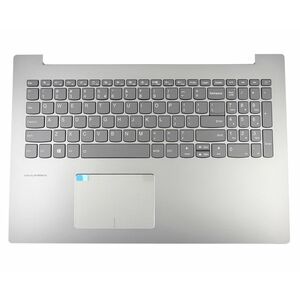 Tastatura Lenovo 5CB0N98641 Gri cu Palmrest Argintiu cu TouchPad iluminata backlit imagine
