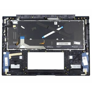 Tastatura Asus 90NB10G1-R30US0 Neagra cu Palmrest Albastru fara TouchPad iluminata backlit imagine
