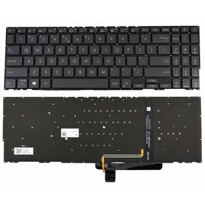Tastatura Neagra Asus 0KNB0-560LUI00 iluminata layout US fara rama enter mic imagine