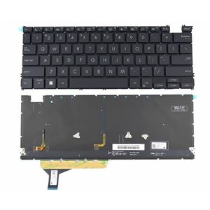 Tastatura Neagra Asus 2C14D10000089 iluminata varianta cu 5 suruburi layout US fara rama enter mic imagine