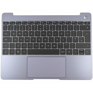 Tastatura Huawei MateBook 13 HN W19L Neagra cu Palmrest Gri cu TouchPad iluminata backlit imagine