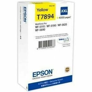 Cartus cerneala Epson T7894, yellow, capacitate 34ml imagine