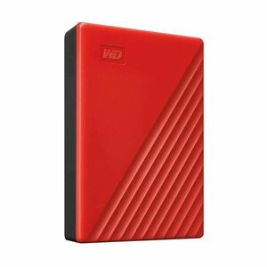 Hard disk extern WD My Passport 4TB USB 3.2, rosu imagine