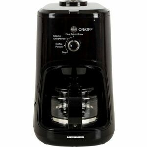Cafetiera HCM-900RBK, 900 W, Rasnita incorporata, 0.6 L, Negru imagine