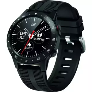 Smartwatch MaxCom FW37 Argon, GPS, bratara TPU - Negru imagine