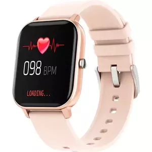 Smartwatch MaxCom FW35 Aurum, bratara TPU - Auriu imagine