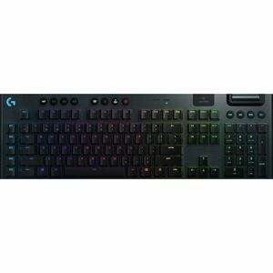 Tastatura mecanica gaming Logitech G915, Ultraslim, Lightspeed Wireless, Lightsync RGB, Switch Tactil imagine