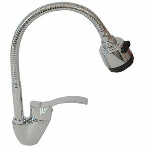 Baterie pentru bucatarie cu pipa flexibila Sanitec SN 0017, monocomanda imagine