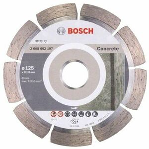 Disc diamantat Bosch Standard pentru beton, 125 x 22, 23 x 1.6 x 10 mm imagine