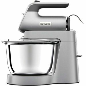 Mixer cu bol KENWOOD HMP54.000SI CHEFETTE, 650 W, bol inox 3.5 l, 5 accesorii, viteza variabila + Puls, argintiu imagine