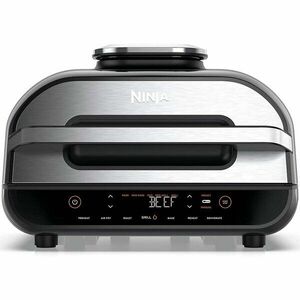 Gratar electric Ninja AG551EU, 2460W, 6 functii, vas gatit 3.8l, friteuza 3.8l, Negru imagine