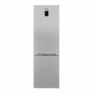 Combina frigorifica Heinner HCNF-V366SE++, 366 l, No Frost, Clasa E, Display, Control electronic, Iluminare LED, Alarma usa deschisa, H 201 cm, Argintiu imagine