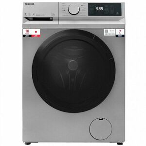 Masina de spalat Toshiba TW-BL80A2SK, Incarcare frontala, 7 kg, Clasa B, 1200 rpm, 12 programe, Ultra Fine Bubble, Steam Wash, Functie Wi-Fi, Argintiu imagine