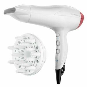 Uscator de par Remington Pro-Air Turbo D5226, 2400 W, 3 trepte temperatura, 2 viteze, Generator de ioni, Difuzor, Alb imagine