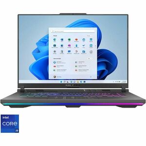 Laptop Gaming ASUS ROG Strix G16 G614JIR cu procesor Intel® Core™ i9 14900HX pana la 5.8 GHz, 16, QHD+, IPS, 240Hz, 16GB DDR5, 1TB SSD, NVIDIA® GeForce RTX™ 4070 8GB GDDR6 TGP 140W, Windows 11 Pro, Eclipse Gray imagine