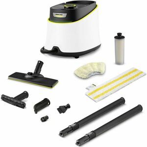 Aparat de curatat cu aburi Karcher SC 3 Deluxe, 1.513-430.0, 1900W, 3.5bar, incalzire 0.5 min, Alb/Negru imagine