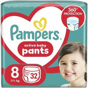 Scutece-chilotel Pampers Active Baby Marimea 8, 17kg+, 32 buc imagine
