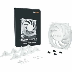Ventilator / radiator be quiet! Silent Wings 4 120mm PWM White imagine