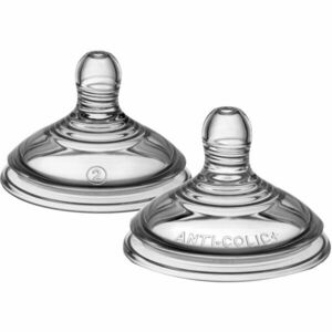 Tetina anticolici cu flux mediu Tommee Tippee, pentru biberoanele Advanced cu sistem de ventilatie, 3 luni+, 2 buc imagine