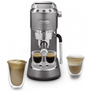 Espressor manual EC885.GY Dedica, 15 bar, 1.1 l, 1300 W, Gri imagine