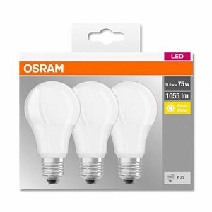 Set 3 becuri Led E27, 10, 5W, 1055 lumeni, lumina calda(2700K) imagine