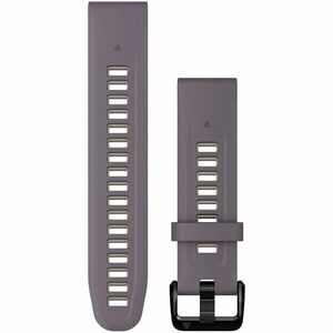 Curea ceas smartwatch Garmin, 20mm, QuickFit, Silicon, Deep Orchid/Light Sand imagine