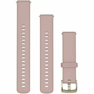 Curea ceas smartwatch Garmin, 18mm, slicon, Dust Rose imagine