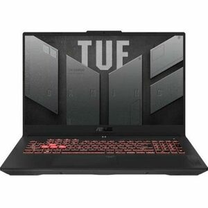 Laptop ASUS Gaming 17.3'' TUF A17 FA707NU, FHD 144Hz, Procesor AMD Ryzen™ 5 7535HS (16M Cache, up to 4.55 GHz), 16GB DDR5, 512GB SSD, GeForce RTX 4050 6GB, No OS, Mecha Gray imagine