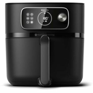 Friteuza cu aer cald Philips Ovi XXL HD9876/90, 8.3 l, Cos mancare 2 kg, 2200 W, 22 programe, Display LED Touch, Negru imagine