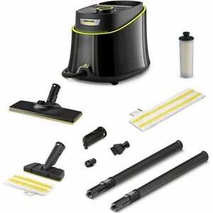 Aparat de curatat cu abur multifunctional Karcher SC 3 Deluxe Anniversary Edition 1.513-436.0, 1900 W, 3.5 bar, incalzire 0.5 min, rezervor 1L, negru imagine