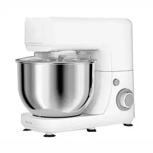 Robot de bucatarie TEFAL MasterChef Essential QB150138, 800W, bol inox 4.8L, 1.8 kg, 6 trepte de viteza, functie pulse, alb imagine
