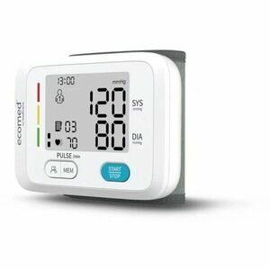 Tensiometru automat Ecomed BW-83E, alb, 13.5-19.5 cm, pentru incheietura mainii imagine