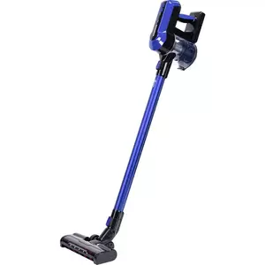 Aspirator vertical Daewoo, 300W, Motor BLDC, Putere de aspirare 16.5Kpa, filtru HEPA, Baterie Litiu-Ion 29.6volti, Autonomie 40 de minute, Control pe maner, Indicator de putere, Perie standard, Accesoriu spatii inguste, Suport de perete, Albastru imagine
