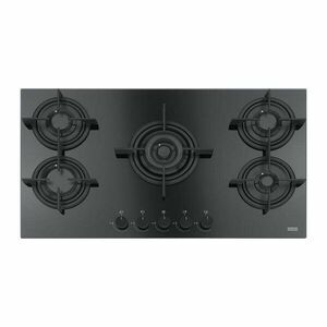 Plita incorporabila Franke FHCR 905 4G TC HE BK C NERO, gaz, 5 arzatoare, gratare fonta, sticla neagra, 106.0374.288 imagine
