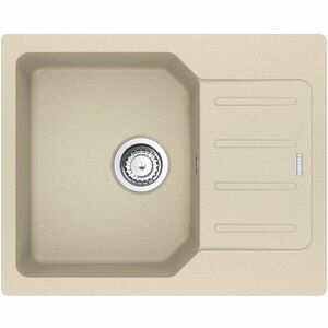 Chiuveta bucatarie compozit fragranite Franke UCG 611-62, dreptunghiulara, 1 cuva cu picurator, 62x50x19 cm, adancime cuva 19 cm, Avena imagine