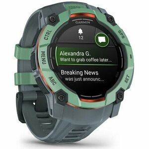 Smartwatch Garmin Instinct 3, 50mm, AMOLED, curea Twilight, Neotropic imagine
