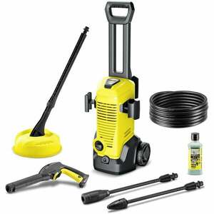 Aparat de spalat cu presiune Karcher K3 Home, putere 1600 W, presiune 120 bar, 380 l/h debit apa, furtun presiune 6 m, include: accesoriu curatare suprafete T1 + detergent 0.5 l + lance VarioPowerJet + pisto G120Q imagine