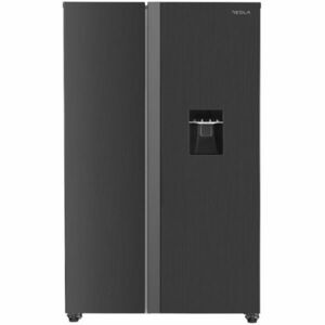 Frigider side-by-side Tesla RB5210FHXE, 529L, InoxInverter, E, Dozator apa, NoFrost, display LED imagine