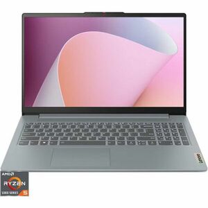 Laptop Lenovo IdeaPad Slim 3 15ABR8 cu procesor AMD Ryzen™ 5 5625U pana la 4.3GHz, 15.6 Full HD, 16GB DDR4 RAM, 512GB SSD, AMD Radeon™ Graphics, No OS, Arctic Grey imagine