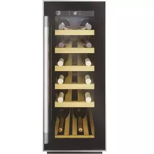 Racitor de vinuri incorporabil Hoover HWCB 30/1, 20 sticle, H 82 cm, Clasa F, negru imagine