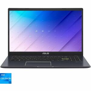 Laptop ASUS Vivobook Go 15 cu procesor Intel® Celeron® N4500 pana la 2.8GHz, 15.6'', Full HD, 8GB DDR4 RAM, 512GB SSD, Intel® UHD Graphics, No OS, Star Black imagine