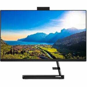 Sistem All-in-One Lenovo IdeaCentre AIO 3 24ALC6 cu procesor AMD Ryzen™ 7 7730U pana la 4.50 GHz, 23.8, Full HD, IPS, 16GB DDR4, 512GB SSD M.2 2280 PCIe® 4.0x4 NVMe®, AMD Radeon™ Graphics, No OS, Black imagine