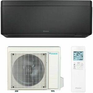 Aparat de aer conditionat Daikin FTXA35CB-RXA35A Stylish Bluevolution, Inverter, 12000 BTU, Clasa A+++, Flux Aer 3D, WiFi, Mod Silent, Negru imagine