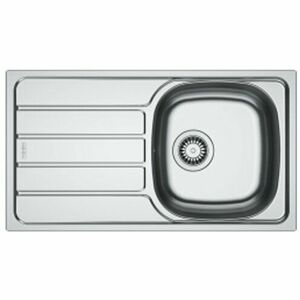 Chiuveta bucatarie inox Franke SKL 611-78/44 ST, dreptunghiulara, 1 cuva si picurator pe partea stanga, 78x43.5x15 cm, adancime cuva 15 cm, Inox dekor imagine