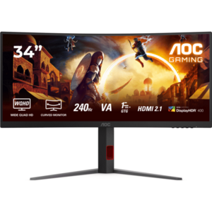 Monitor LED AOC Gaming CU34G4Z Curbat 34 inch UWQHD VA 0.3 ms 240 Hz HDR imagine