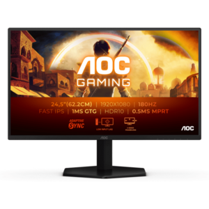 Monitor LED AOC Gaming 25G42E 24.5 inch FHD IPS 0.5 ms 180 Hz HDR imagine