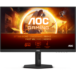 Monitor LED AOC Gaming Q27G4XN 27 inch QHD VA 0.5 ms 180 Hz HDR imagine