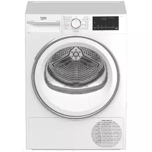 Uscator de rufe Beko B3T41242, 7 kg, Clasa A+++, Pompa de caldura Eco Gentle, Aquawave, Optisense, Alb imagine