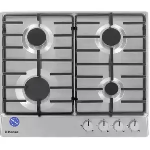Plita incorporabila Hansa BHGI650103, Gaz, 4 arzatoare, Aprindere electrica, 60 cm, Inox imagine